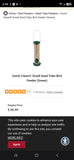 Wild Birds Unlimited Feeder and Bird Seed Storage Dispenser/Container