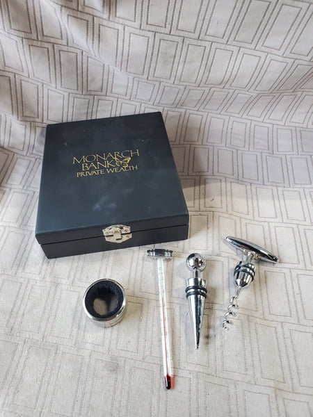 4 Piece Wine Opening Set