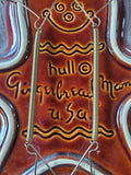 Hull Pottery Gingerbread Man Serving Tray