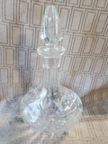 Heavy Cut Glass Decanter