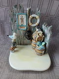 The Hummelscapes Collection "Fisherman's Feast" Mark # 1029-D Figurine