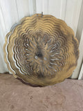 22" Metal Sun Hanging Wind Spinner