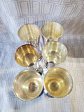 Set of 6 Plator Silverplate Goblets (2 SETS AVAILABLE PRICED INDIVIDUALLY AT $20 EACH)