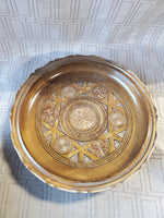 Hand Carved Wooden Plate