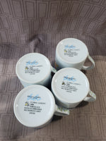 Set of 4 American Atelier at Home "Floral Garden" 5088 Mugs