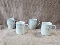 Set of 4 American Atelier at Home "Floral Garden" 5088 Mugs