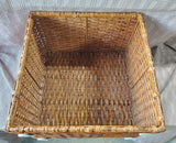 Woven Wooden Square Basket