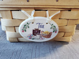 Longaberger Basket with Tea Tie-On