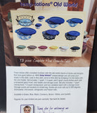 Temp-Tations Old World Blue 13 Piece Complete Meal Oven-to-Table Set UNUSED (2 SETS AVAILABLE PRICED INDIVIDUALLY AT $85 EACH)
