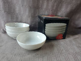 Set of 4 Studo Nova Ivory Fine China Dessert Bowls