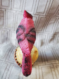 Resin Cardinal on Acorn Figurine