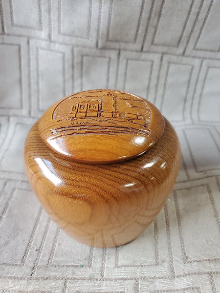 Myrtle Wood Stamp Dispenser
