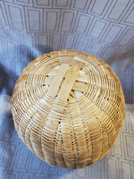 Hand Woven Bamboo Planter Basket