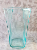 Blenko Art Glass Paper Bag Vase