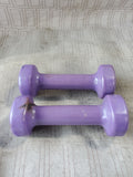 Pair of Small Purple Dumbbells