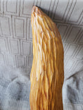 Hand Carved Wooden Face Sculpture