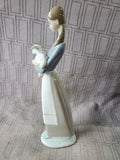 Lladro "Girl with Lamb" No. 4.505 Figurine