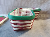 Longaberger 2014 Christmas Collection Stocking Basket