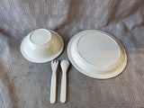 4 Piece Winnie the Pooh Melamine Children's Dish Set
