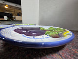 Trio of 9" Decorative Vegetable Themed Plates , Jay Willred for Andrea by Sadek