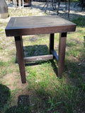 Hampton Bay Brown Aluminum Side Table