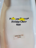 Fitz and Floyd "Holiday Cheer" Santa Plate