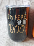Pair of Halloween Metal Wine Tumblers
