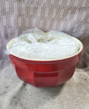 Williams-Sonoma Emile Henry Ceramic Maroon 3 Piece Nesting Bowl Set