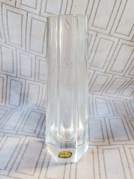 Bohemia Crystal Hexagonal Bud Vase