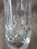Heavy Clear Glass Flare Vase