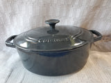 Cuisinart Black Enameled Cast Iron Dutch Oven