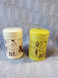 Vintage Sears Roebuck Tin Salt & Pepper Shakers