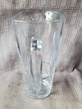 Heavy Clear Glass Pitcher