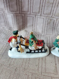 Department 56 Dickens' Village "Gingerbread Vendor" 2 Piece Figurine Set