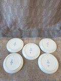 Set of 5 AK Kaiser Porcelain Floral Coasters