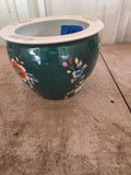 Small Ceramic "Fish Bowl" Planter