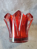 Mikasa "Skyline Red" Crystal Candle Votive