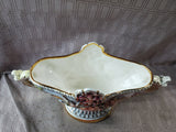 Italian Made Capodimonte Centerpiece Dish