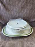 Centura by Corning "Lynwood Green" Casserole Dish and Serving Platter Set
