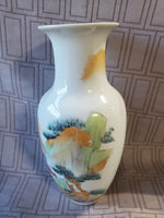 Asian Inspired Ceramic Vase