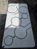 4-Piece Green Metal Plant Supports