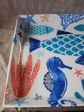 Plastic Under the Sea Serving Tray