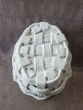 White Ceramic Basket