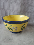 Baum Bros Style Eyes Blue Floral Collection Cereal Bowl
