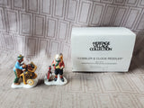 Department 56 The Heritage Village Collection "Cobbler & Clock Peddler" 2 Piece Figurine Set