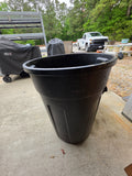 32 Gal Plastic Trash Can w/Lid
