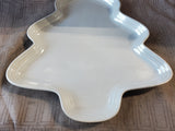 Le Creuset Pearl Christmas Tree Cookie Platter