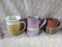 Lot of 3 Pottery Mugs