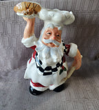 Ceramic Santa Chef Pitcher