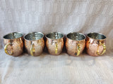 Lot of 5 Copper Toned Moscow Mule Cups
